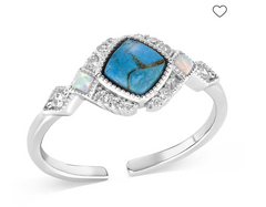Montana Silversmiths Ring- Crowned Glacier