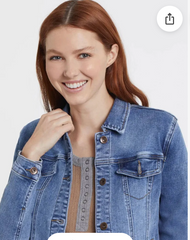 Tribal Jean Jacket Womens 75740-5050-2284