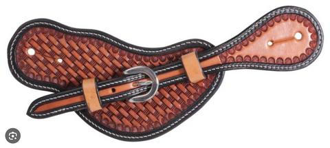 Professionals Choice Basketweave Mens Spur Strap 3P9016