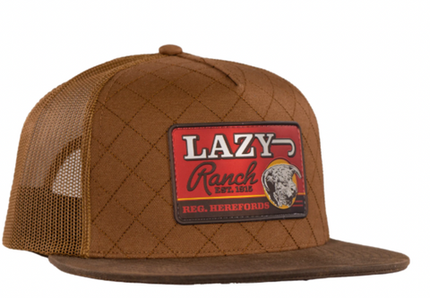 Lazy J Ranch Quilted Hard Day Trucker Cap