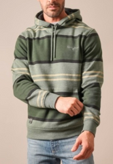 Kimes Ranch Qwen Mrn's Strip pullover Hoodie