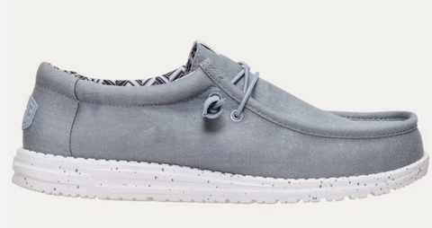 Hey Dude Wally Stretch Canvas Mens Shoe 40700-007