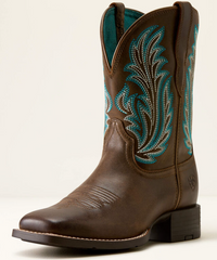 Ariat Women's Boot Round Up Filly Wide Square Toe Western Boot