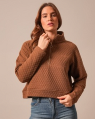 Kimes Ranch Women's 1/4 Zip quilted pullover Rita