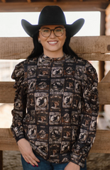 Sterling Kreek Prairie Playbill Top Women's