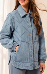 Tribal Jeans Quilted Jacket Women's