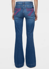 7 For All Man Kind DOJO 34" Moonwater Jean Women's