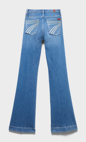 7 For All Man Kind DOJO 36" Marine Jean Women's