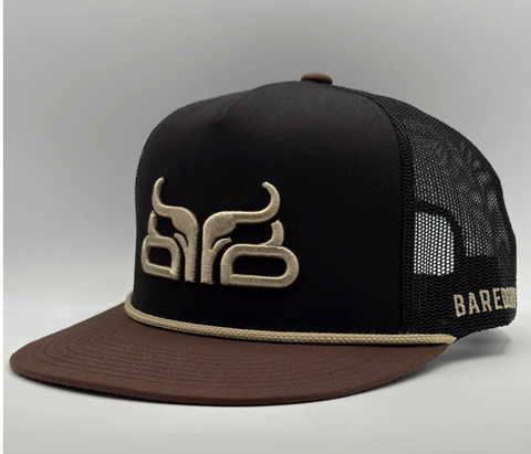 Baredown Renegade Black/Brown with tan logo