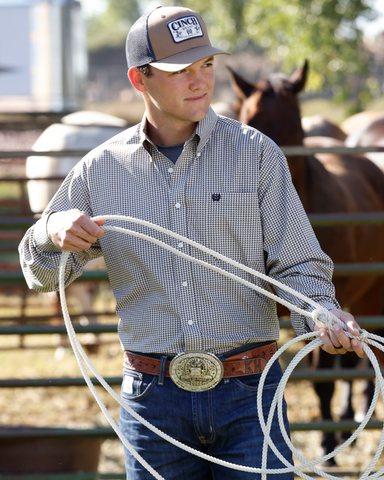 Cinch Button Up L/S Shirt Men's