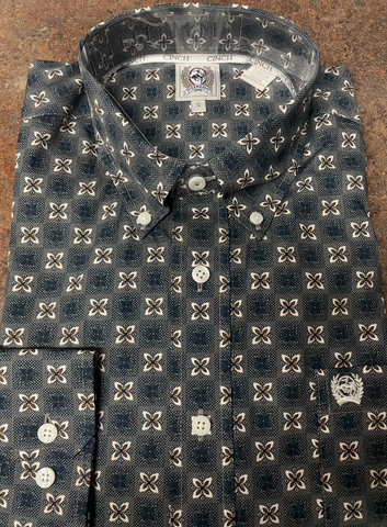 Cinch Button Up L/S Shirt Men's