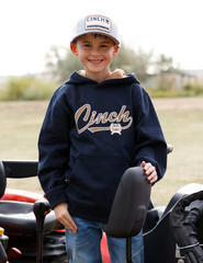 Cinch Navy Hoodie Kids