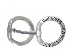 Western Rawhide BLACK RASP EGGBUTT SNAFFLE BIT 250022