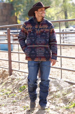 Cinch Sweater Knit Shirt Jacket Men's