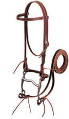 Weaver Latigo Leather Browband Bridle Single Cheek Buckle 20-0351