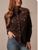KIMES RANCH LEHI ESPRESSO CORDUROY WOMENS SNAP SHIRT