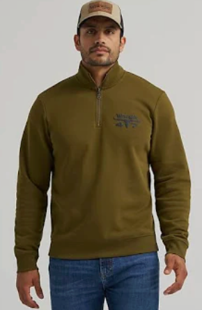 Wrangler 1/4 Zip Pullover Sweater Men's