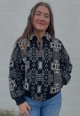 Panhandle Slim Jacquard Bomber Jacket Women's