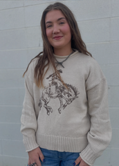 Turquoise Haven Bronc Sweater Women's