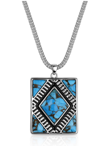 Montana Silversmiths Necklace Southwest Mosaic Turquoise