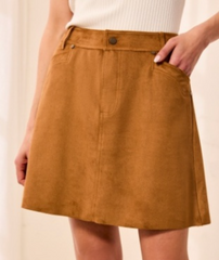 Tribal Jeans A-LINE SKIRT W/ FANCY POCKETS-HAZELWOOD