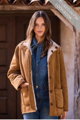 Tribal Jeans L/S REVERSIBLE COAT-WALNUT