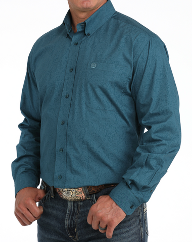 Cinch L/S Button Up Shirt Men's