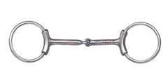 Western Rawhide FRANCOIS GAUTHIER BRUSHED STAINLESS STEEL RING SNAFFLE BIT WITH SLEEVES 255359