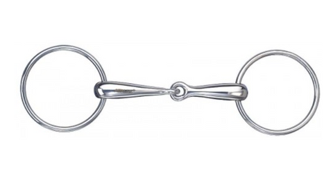 Western Rawhide Metalab Stainless Steel Hollow Mouth Snaffle Bit  255570-52
