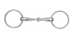 Western Rawhide METALAB STAINLESS STEEL HOLLOW MOUTH SNAFFLE BIT 255570-52