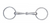 Western Rawhide Metalab Stainless Steel Hollow Mouth Snaffle Bit  255570-52