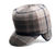 Crown Cap Woodland Plaid Stockman with Quilted Lining 1-1202W