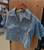 Stetson Button Up S/S Cropped Denim Shirt Women's