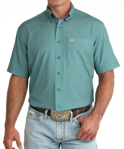 Cinch Button Up S/S ArenaFlex Shirt Men's
