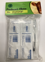 Producers Choice Luer Lock Syringes 4 pack 20CC