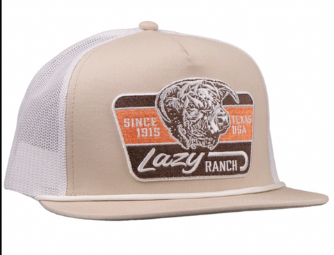 Lazy J Ranch Texas Rust Classic Rope Trucker Cap