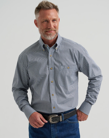 Wrangler George Strait L/S Button Up Shirt Men's