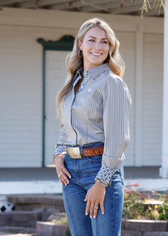 Cinch Tencel L/S Button Up Shirt Women's