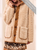 Tribal Jeans L/S REVERSIBLE COAT-WALNUT