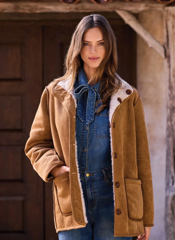 Tribal Jeans Reversible Coat Women's