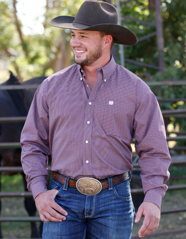 Cinch L/S Button Up Shirt Men's