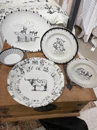 Ranch Life Melamine 14 Piece Dinnerware Set