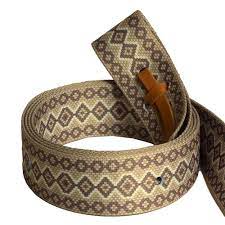 Tan Snake Pattern Nylon Tie Strap