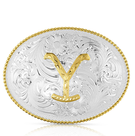 Montana Silversmiths Oval Yellowstone Buckle YELLOW17