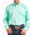 Cinch Button Up Solid Mint L/S Shirt Men's MTW1104237