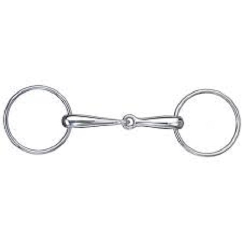 Western Rawhide Ss Loose Ring Snaffle Hollow Mouth