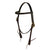 Berlin Leather Single Adj Browband Headstall Dark Oil E613