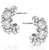 Montana Silversmiths Crystal Divide Small Hoop Earrings ER5466