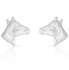 Montana Silversmiths Little Silver Horse Head Earrings ER41