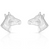 Montana Silversmith Little Silver Horse Head Earrings ER41